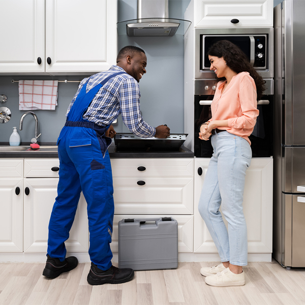 can you provide an estimate for cooktop repair before beginning any work in Chappell